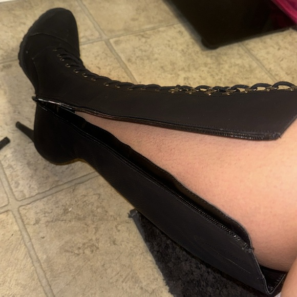 Aldo Leather Knee Hi Boots - Picture 10 of 12